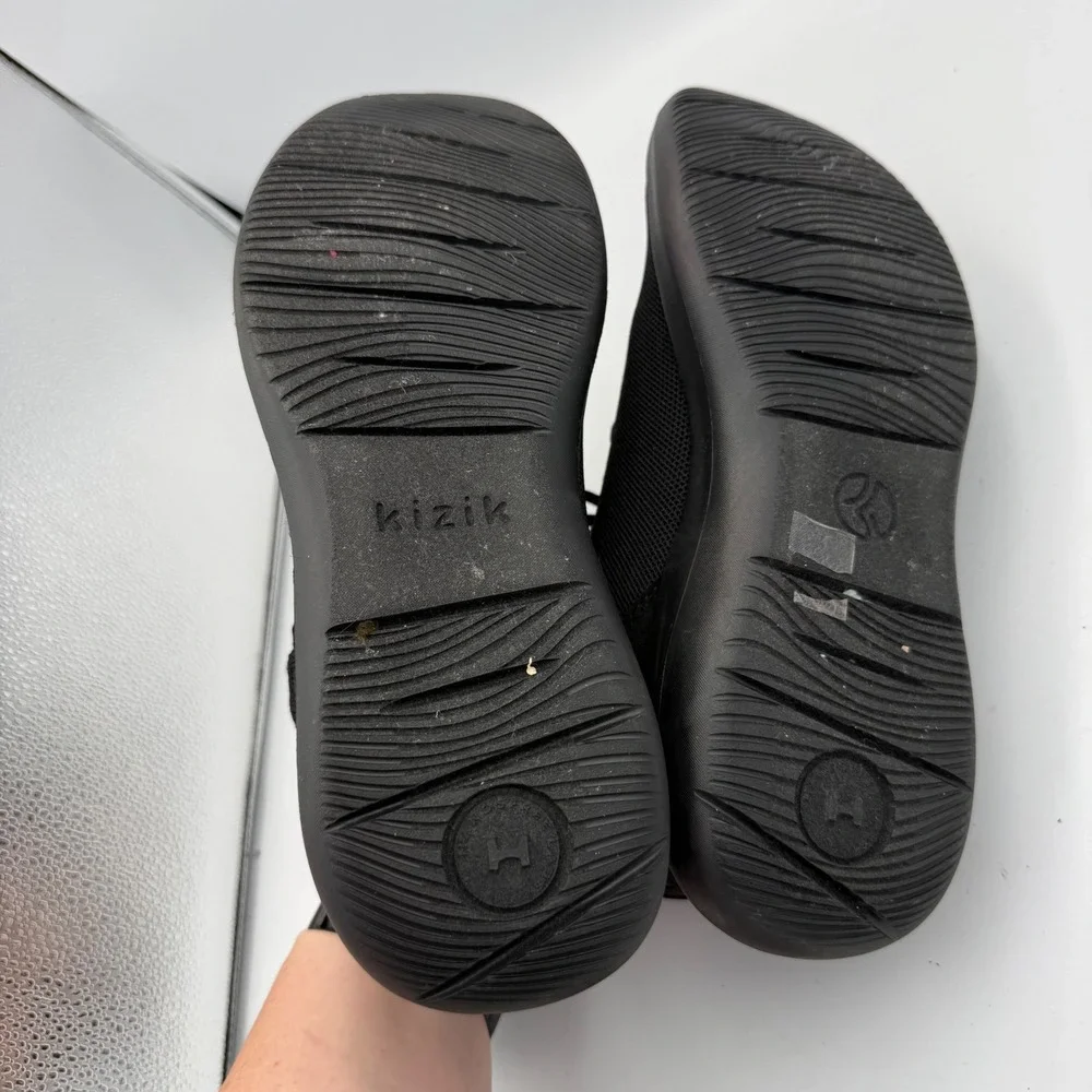 Kizik Madrid Eco Hands-Free Slip On Sneakers Black Mens 9 Womens 10.5